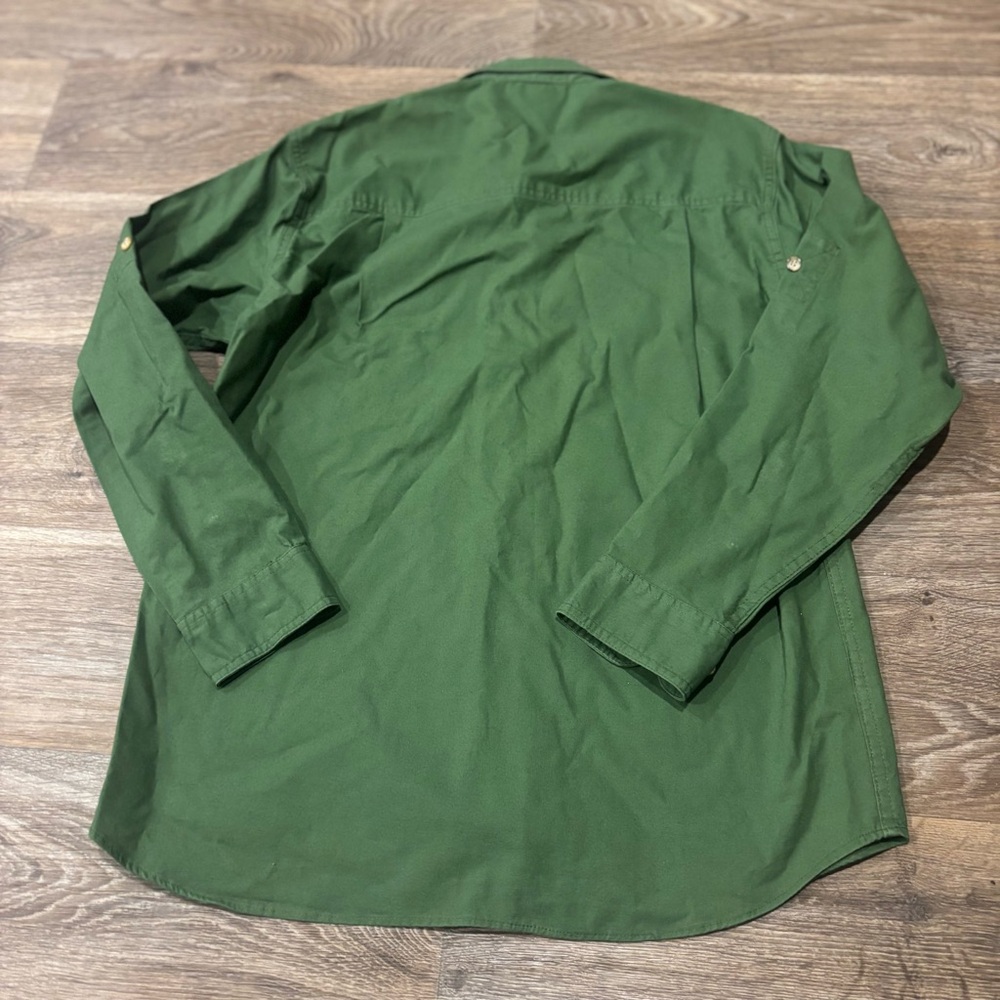 TAG Safari Trail Shirt Women’s S Green LS Utility Outdoor Button Down Gorpcore - Picture 2 of 5